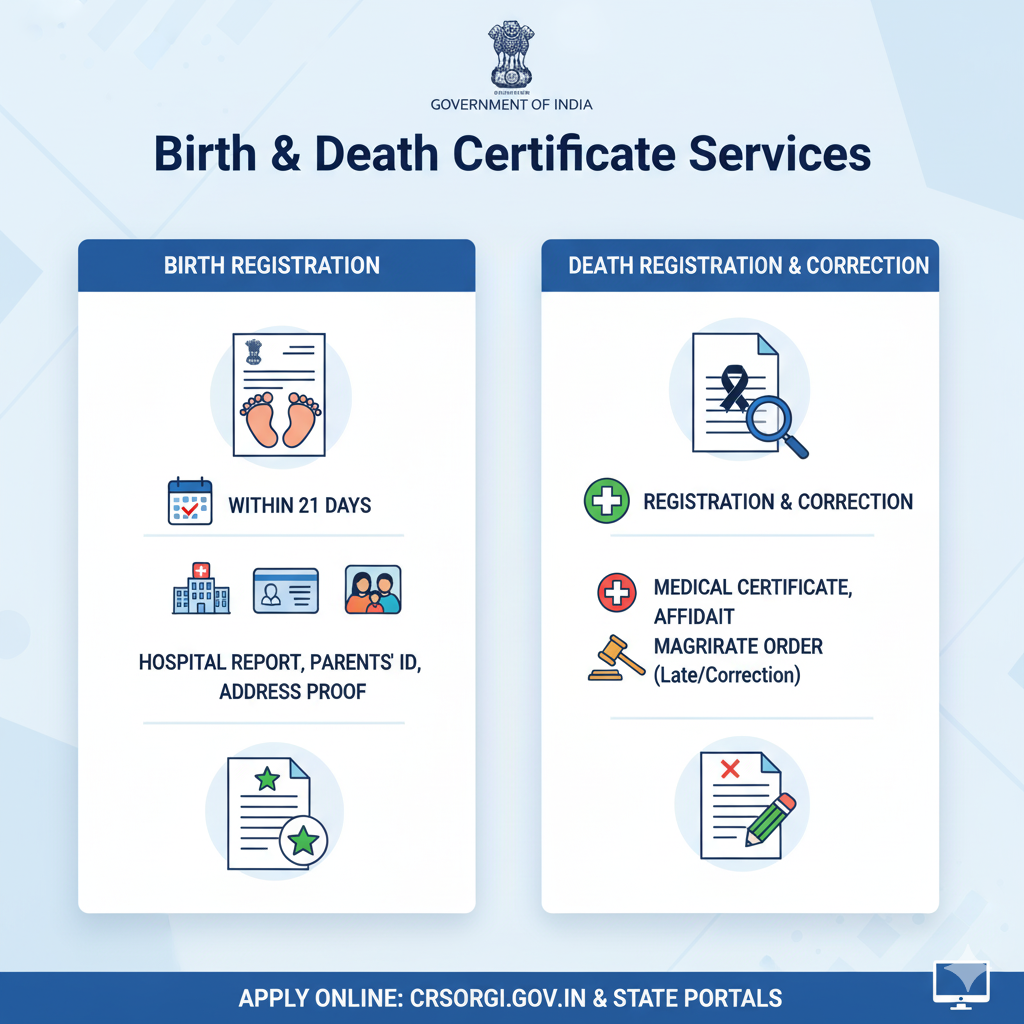 Birth & Death Certificates