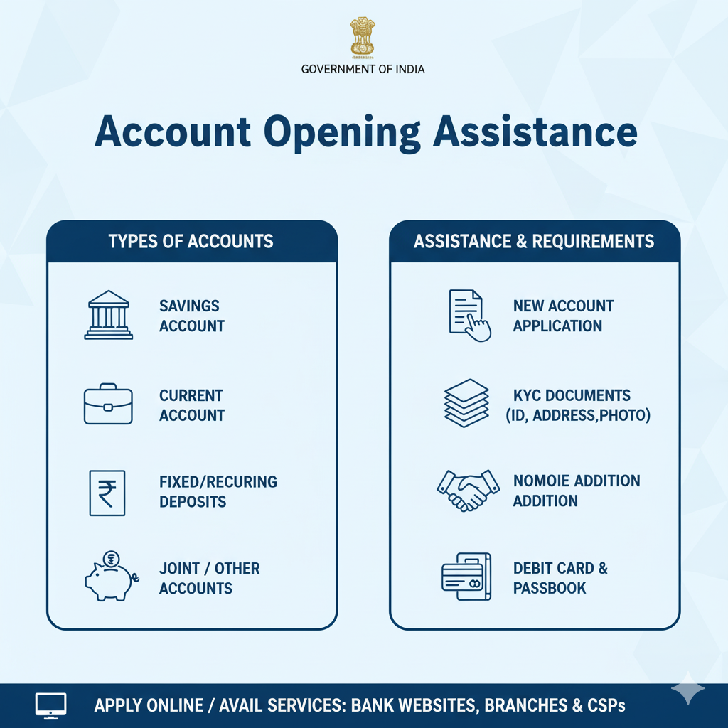 Account Opening Assistance