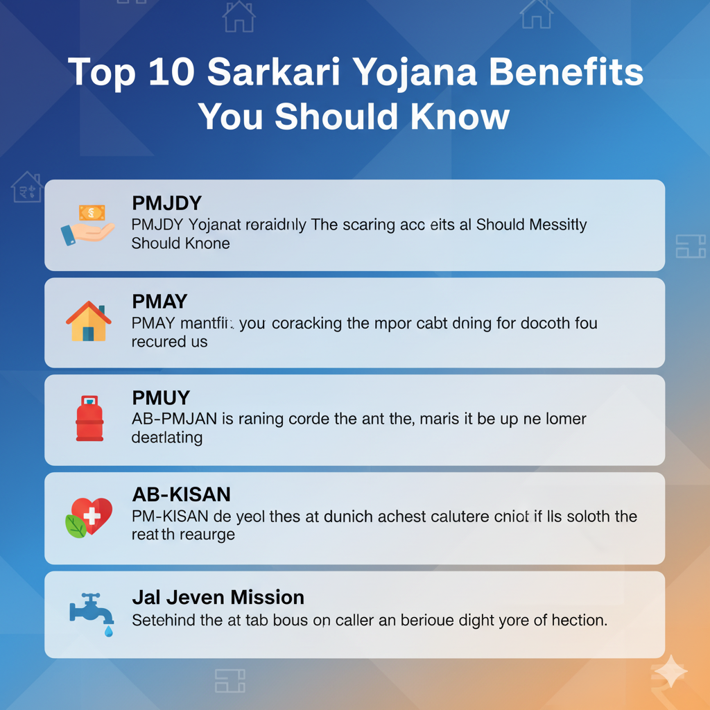 You are currently viewing Top 10 Sarkari Yojana Benefits You Should Know