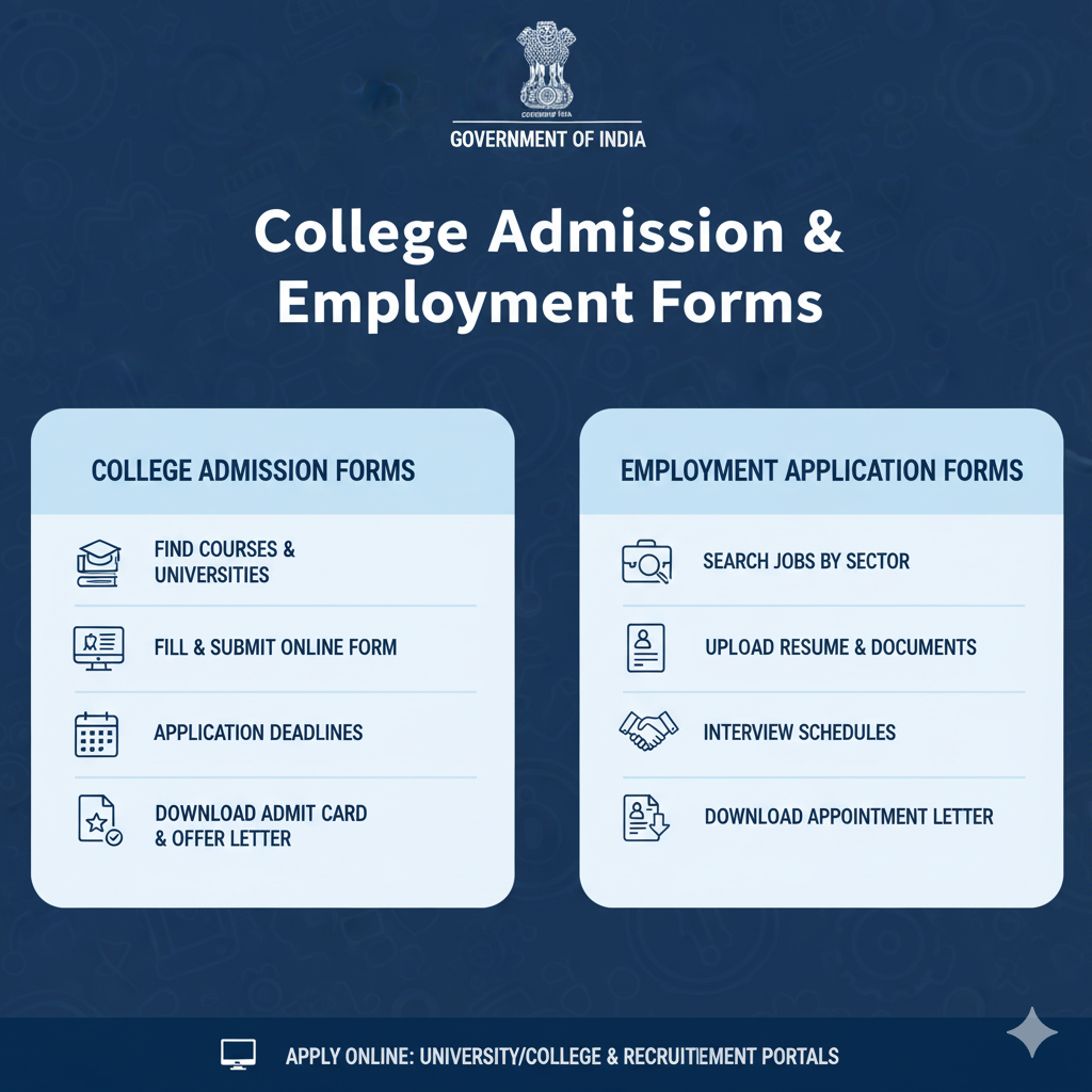 College Admission & Employment Forms