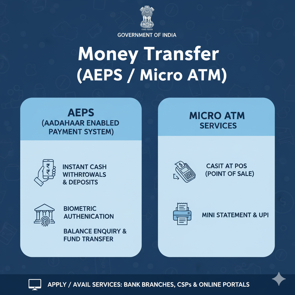 Money Transfer (AEPS / Micro ATM)