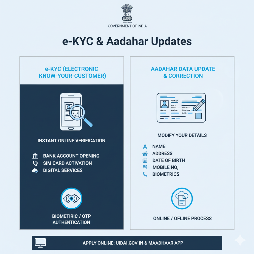 e-KYC & Aadhaar Updates