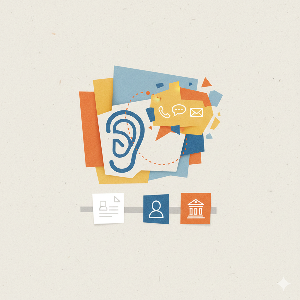 You connect, we listen